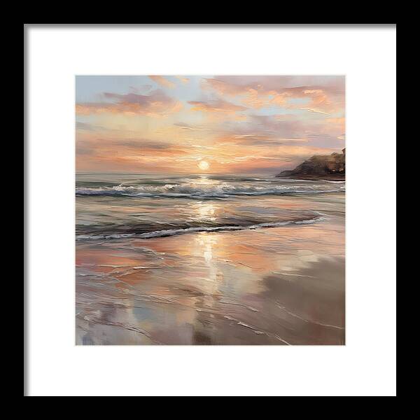 Fading Light, Rising Tide - Framed Print