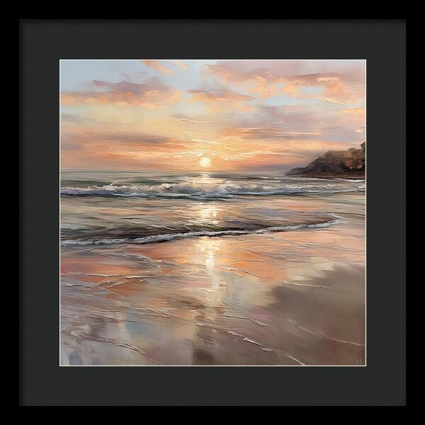 Fading Light, Rising Tide - Framed Print
