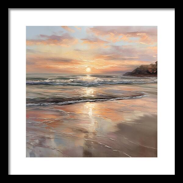 Fading Light, Rising Tide - Framed Print