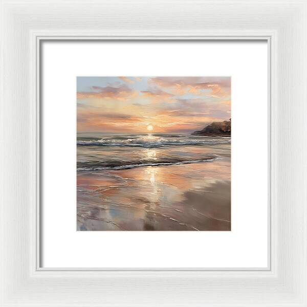 Fading Light, Rising Tide - Framed Print
