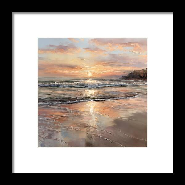 Fading Light, Rising Tide - Framed Print
