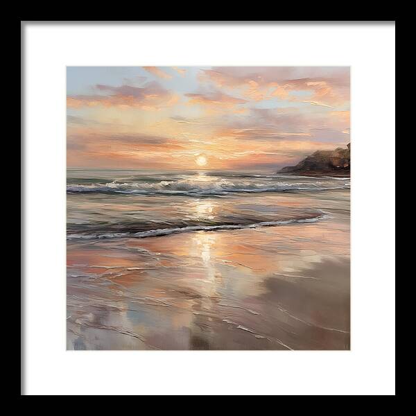 Fading Light, Rising Tide - Framed Print