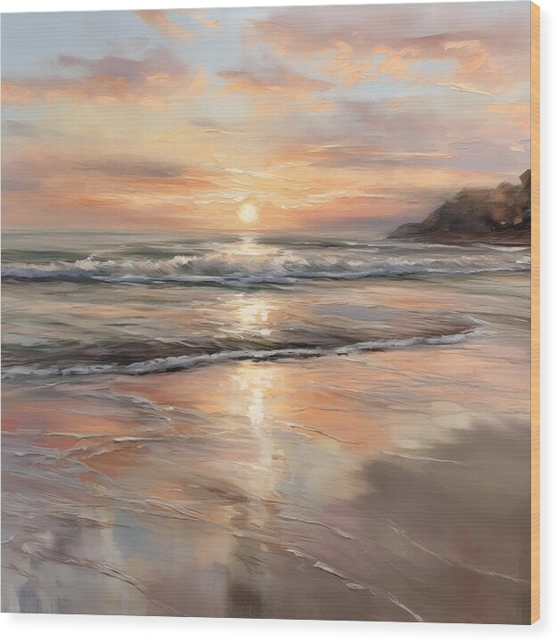 Fading Light, Rising Tide - Wood Print