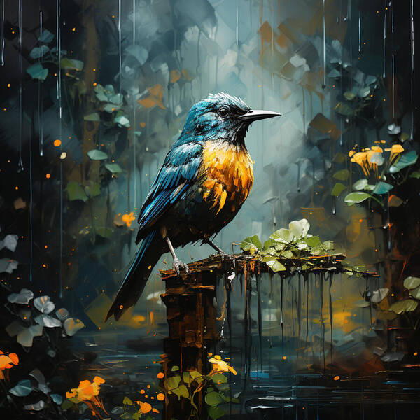 Feathered Elegance - Art Print