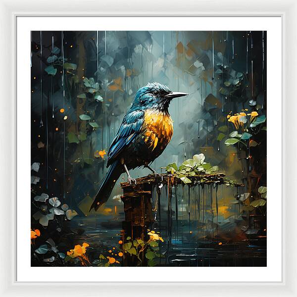 Feathered Elegance - Framed Print
