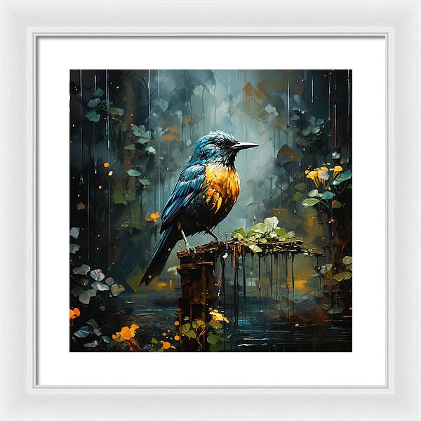 Feathered Elegance - Framed Print