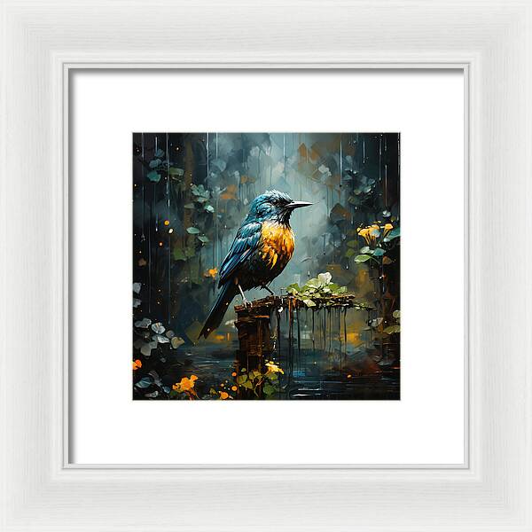Feathered Elegance - Framed Print