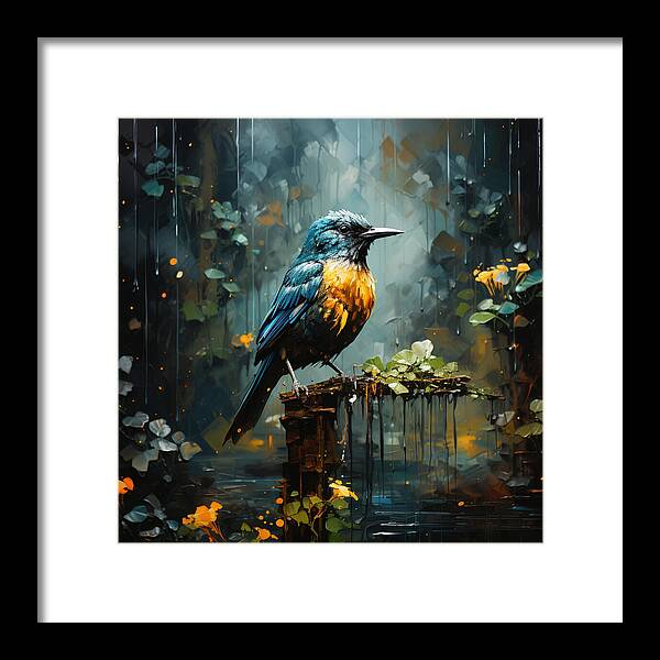 Feathered Elegance - Framed Print
