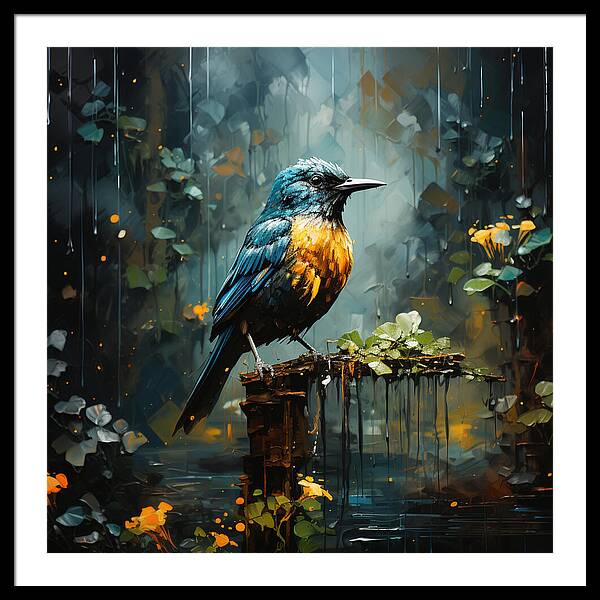Feathered Elegance - Framed Print