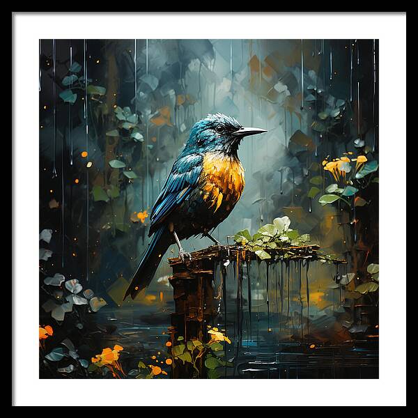 Feathered Elegance - Framed Print