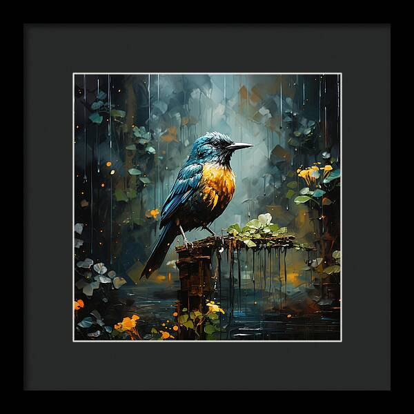 Feathered Elegance - Framed Print