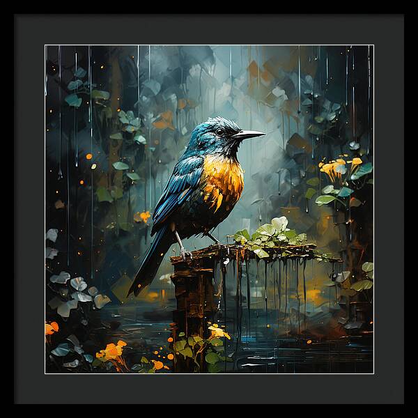 Feathered Elegance - Framed Print