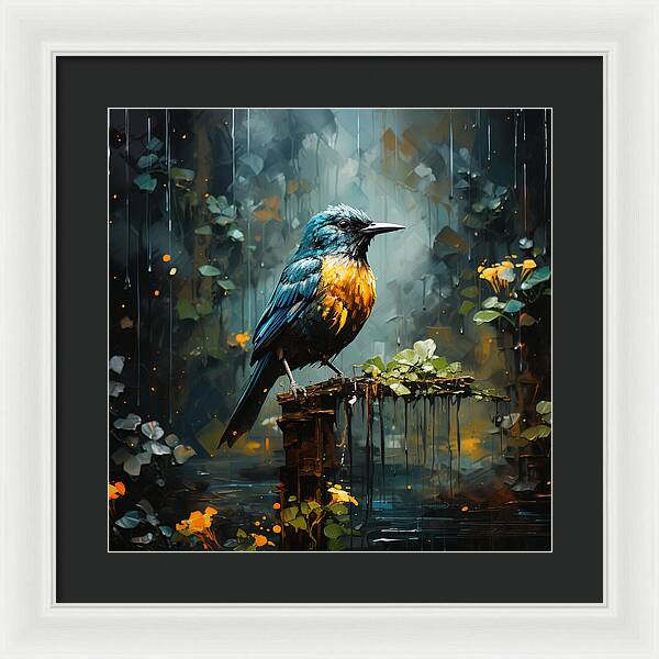 Feathered Elegance - Framed Print