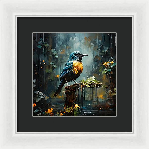 Feathered Elegance - Framed Print