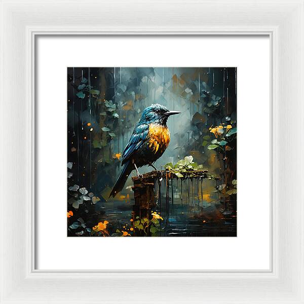 Feathered Elegance - Framed Print