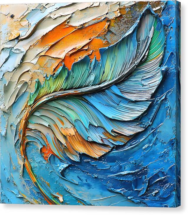 Feathered Elements - Canvas Print