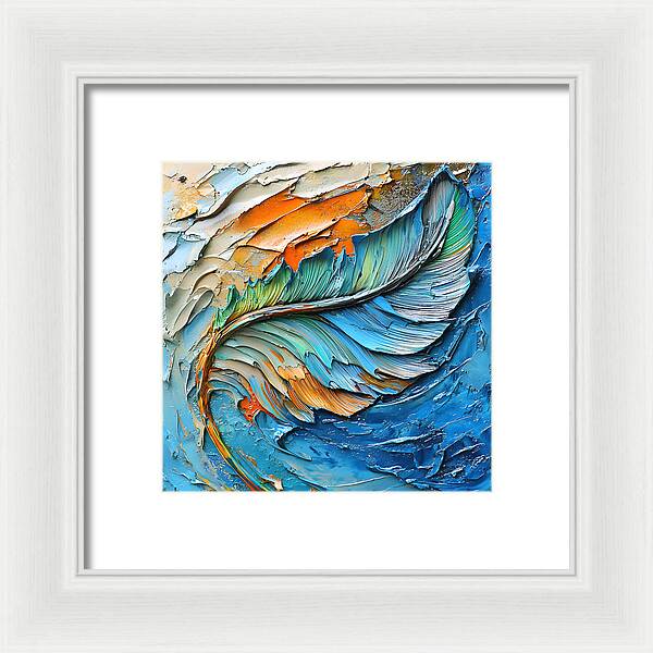 Feathered Elements - Framed Print