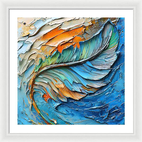 Feathered Elements - Framed Print
