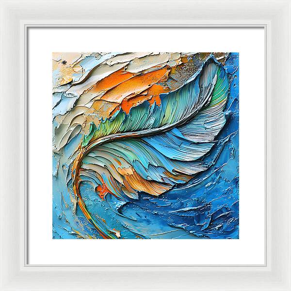 Feathered Elements - Framed Print