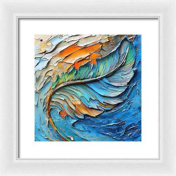Feathered Elements - Framed Print