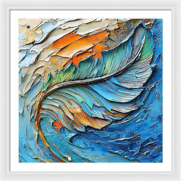 Feathered Elements - Framed Print