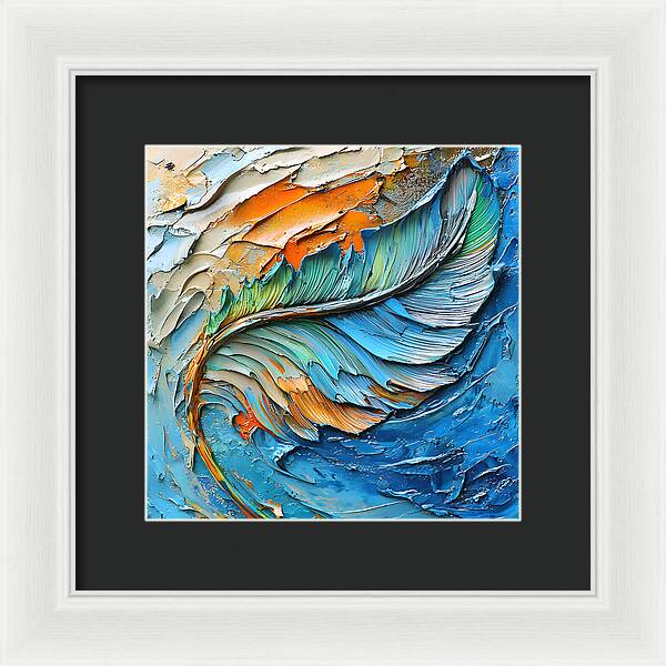 Feathered Elements - Framed Print