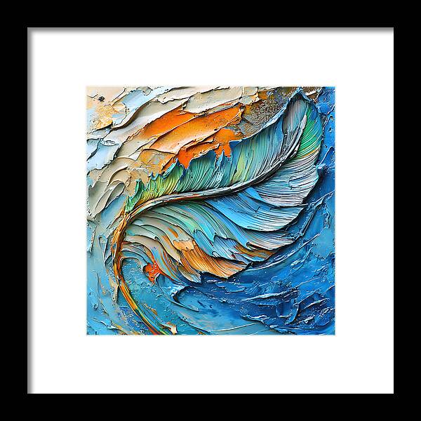 Feathered Elements - Framed Print
