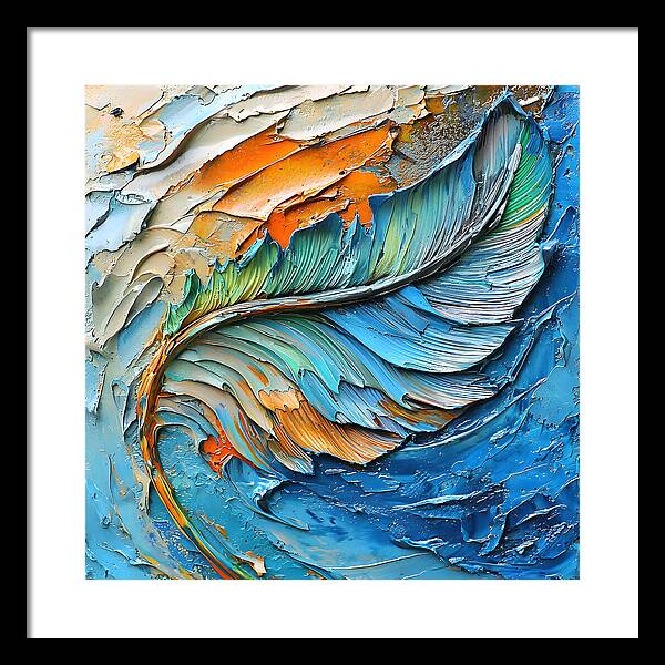Feathered Elements - Framed Print