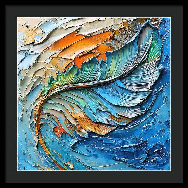 Feathered Elements - Framed Print