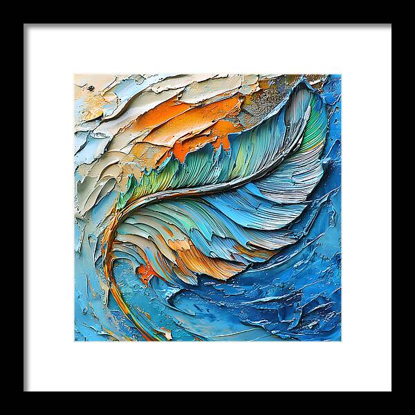 Feathered Elements - Framed Print
