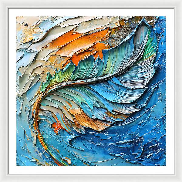 Feathered Elements - Framed Print