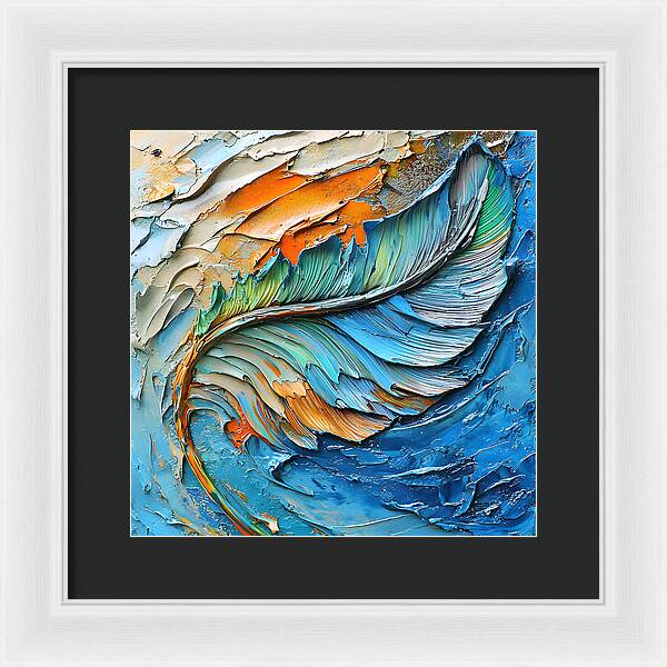 Feathered Elements - Framed Print