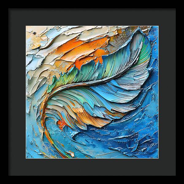 Feathered Elements - Framed Print