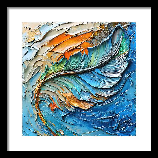 Feathered Elements - Framed Print