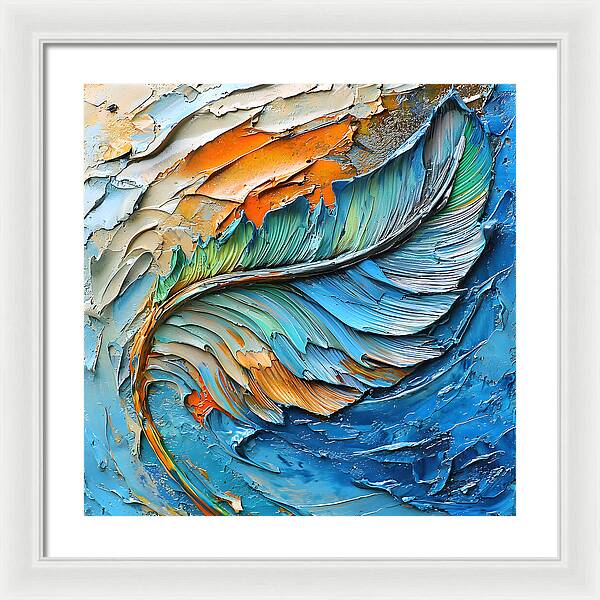 Feathered Elements - Framed Print