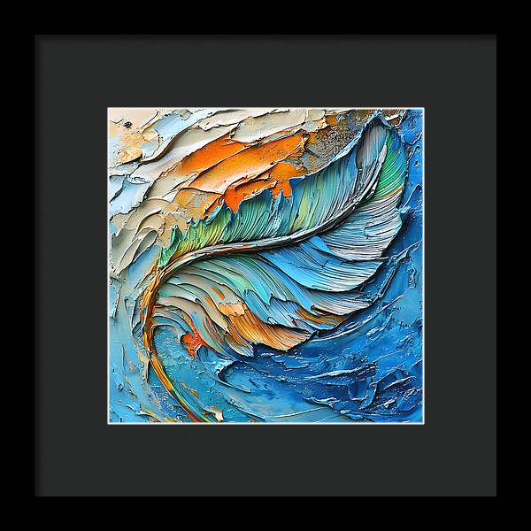 Feathered Elements - Framed Print