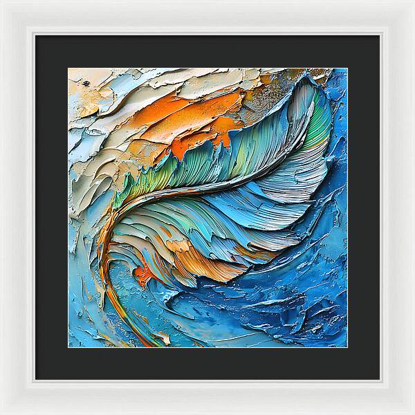 Feathered Elements - Framed Print