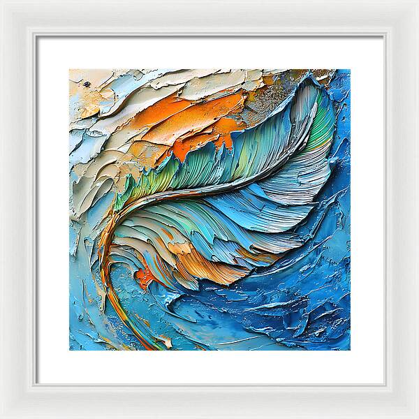 Feathered Elements - Framed Print