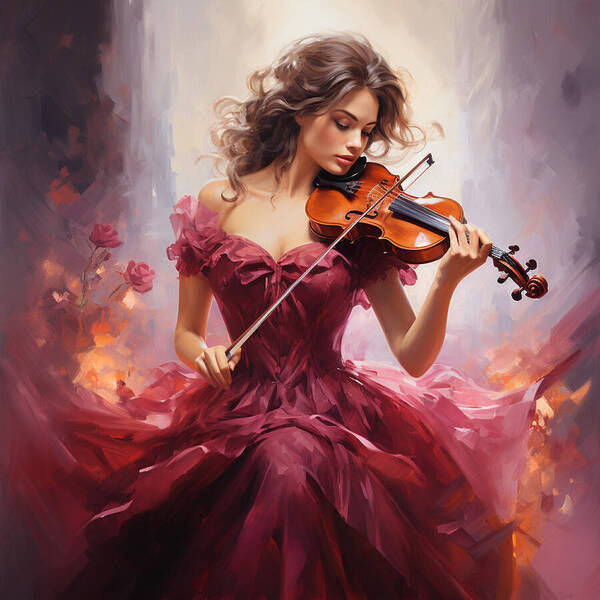 Fiery Sonata - Art Print