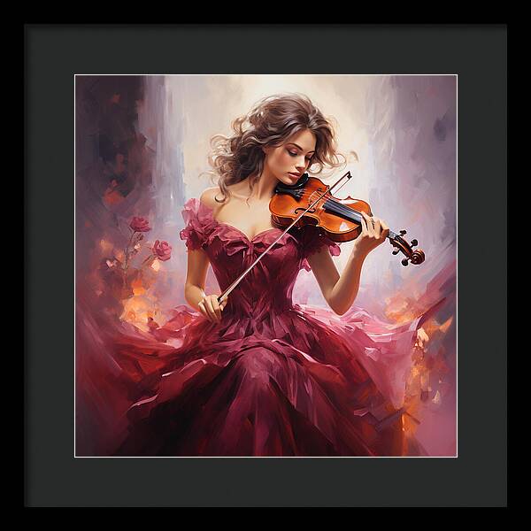 Fiery Sonata - Framed Print