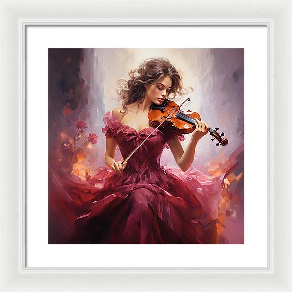 Fiery Sonata - Framed Print