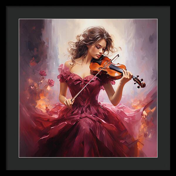 Fiery Sonata - Framed Print