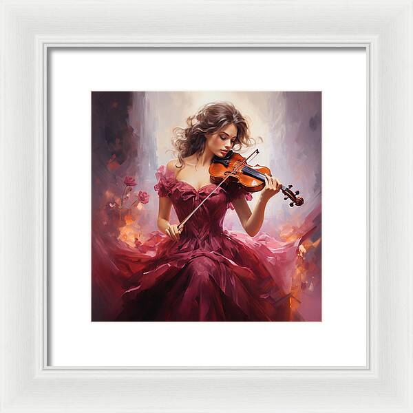 Fiery Sonata - Framed Print