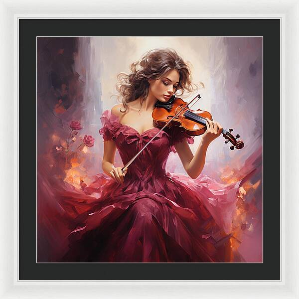 Fiery Sonata - Framed Print