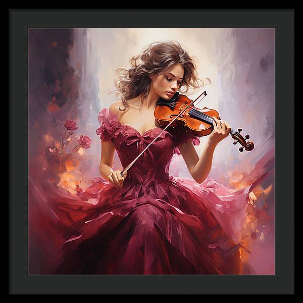 Fiery Sonata - Framed Print
