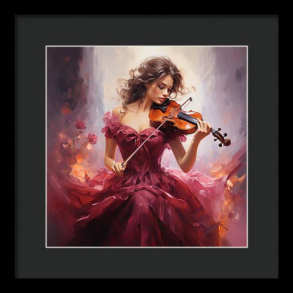 Fiery Sonata - Framed Print