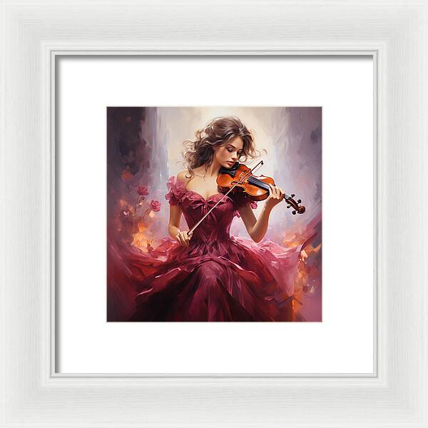 Fiery Sonata - Framed Print