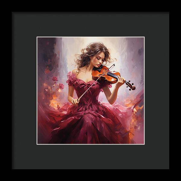 Fiery Sonata - Framed Print