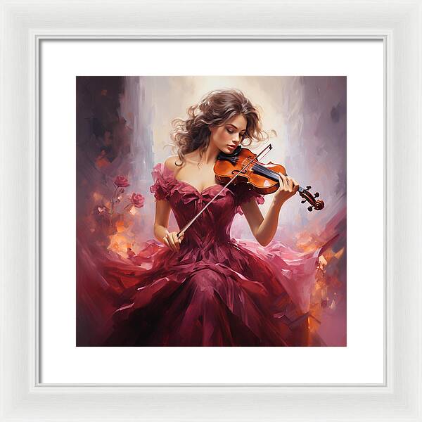 Fiery Sonata - Framed Print