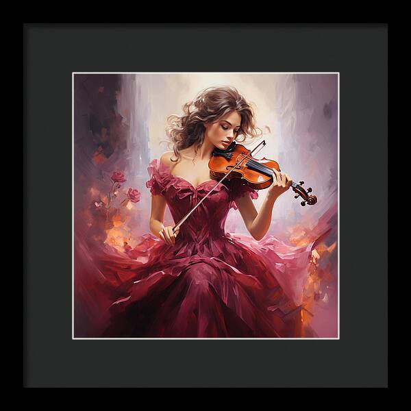 Fiery Sonata - Framed Print